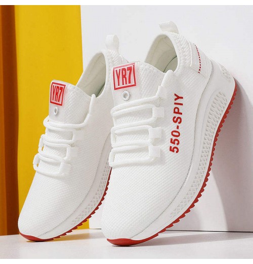 Lightweight Mesh Casual Shoes Wholesale Cheap Sneakers In Stock Women Shoes White Shoes Customized Logo