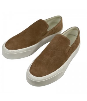 Custom High Quality Brown Suede Loafers Luxury Low Top Slip on Casual Shoes Sneakers Women