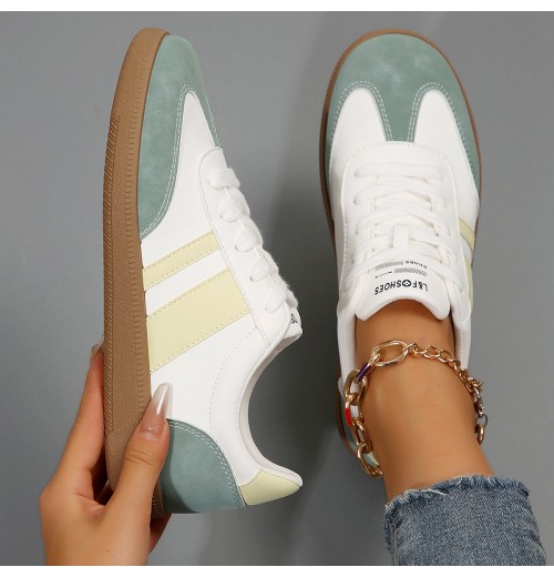 Custom Logo Spring new arrivals breathable lace up sneakers sneakers for women walking style casual sports shoes