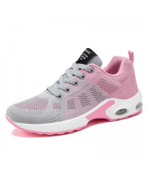 Winter round toe casual low-top solid color front lace-up female flat-heel comfortable air cushion sneakers women