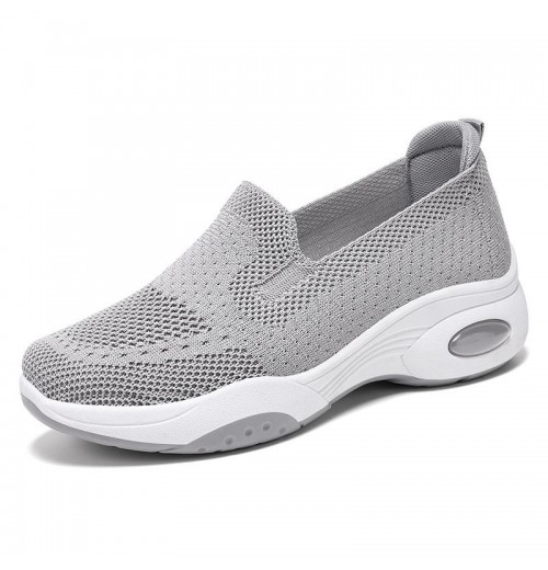 Fashion Slip On Custom Mesh Sneakers Sports Women Running Shoes Anti Slippery Women Sneakers 2024