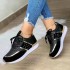 BUSY GIRL YH4736 shoes women sneakers for women and ladies sports shoes fashion white pu women's running flats casual shoes